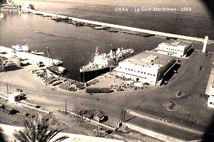 Oran - Port - Gare Maritime - 1954